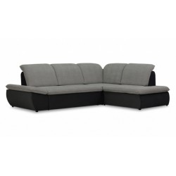 Дискавери 337 угловой диван-кровать Б-2Д-У1Пф 588 светло-серый (Enzo 709, Спайк 12)