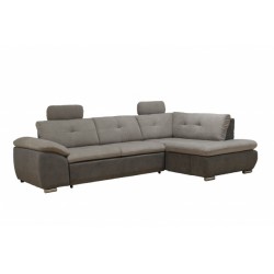 Кемерон 130 диван-кровать Б-2д-У1пф (правый угол) 425 Серый кварц (Liberty Silver Grey, Liberty Grey)