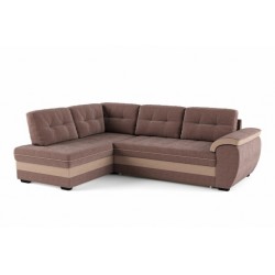 Мигель 338 угловой диван-кровать У1Пф-2д-Б (левый) 601 коричневый (Elva Vision, Elva Desert)