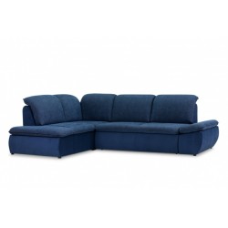 Дискавери 337 угловой диван-кровать У1Пф-2д-Б (левый) 589 синий (Enzo 716, Спайк 34)