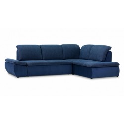 Дискавери 337 угловой диван-кровать Б-2Д-У1Пф 589 синий (Enzo 716, Спайк 34)