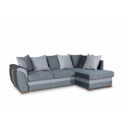 Дженифер 099 угловой диван-кровать Б-2д-У1Пф (правый) 576 темно-серый (Vital Grafit, Vital Pebble, Vital Dove)