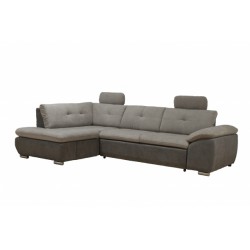 Кемерон 130 диван-кровать У1пф-2д-Б (левый угол) 425 Серый кварц (Liberty Silver Grey, Liberty Grey)