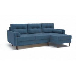 Карлос 349 диван-кровать 2тт-1пф 696 синий (Кардиф 026)