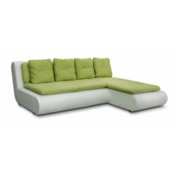 Наполи 326 диван-кровать угловой 2д-1пф (правый угол)  571 зеленый (Selma Apple, Oregon 10)