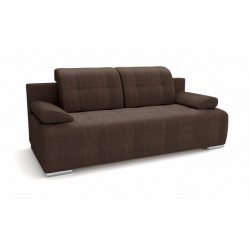Лион 346 диван-кровать 3ек 632 коричневый (Atlanta Coffee)