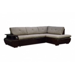 Дюссельдорф 147 диван-кровать Б-2д-У1пф (правый угол) 434 серо-коричневый