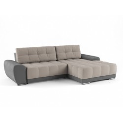 Пуэрто 342 угловой диван-кровать 2ек-2пф 591 бежево-серый (Bergen Ash, Bergen Grey)