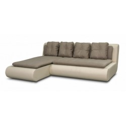 Наполи 326 диван-кровать угловой 1пф-2д (левый угол) 569 коричневый (Selma Brown, Oregon 12)