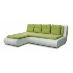 Наполи 326 диван-кровать угловой 1пф-2д (левый угол) 571 зеленый (Selma Apple, Oregon 10)